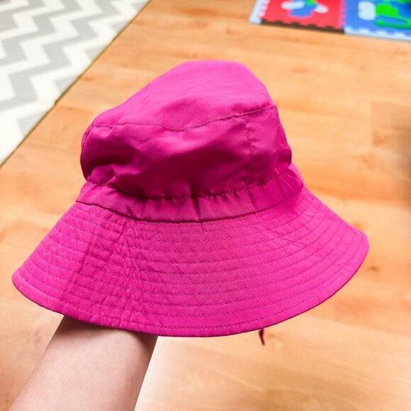 Jan & Jul Girls Pink Bucket Hat Size L 2-5Y - Picture 2 of 6